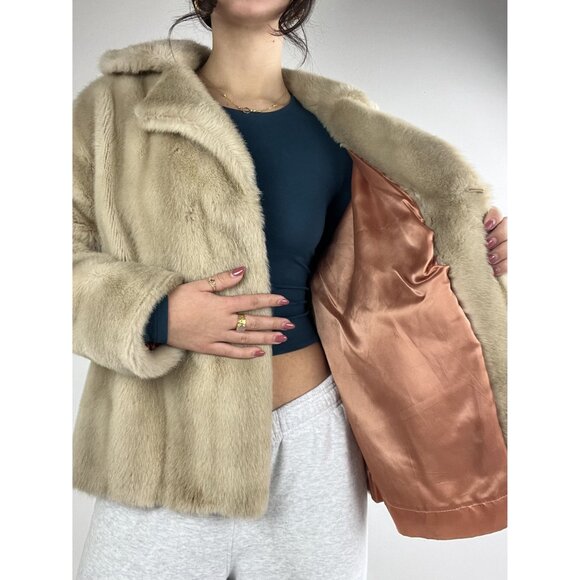 Vintage Made In England Faux Fur Tissavel Jacket - Picture 6 of 13